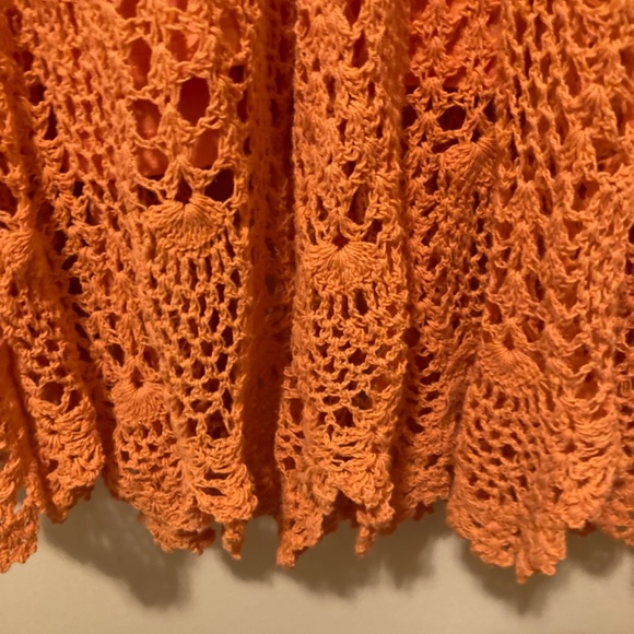 Free People Orange Maxi Skirt - Picture 8 of 11